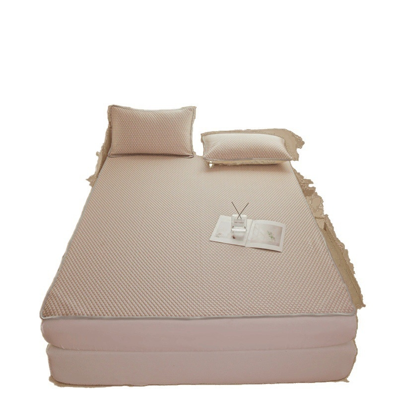 Triju daļu ice silk atdzesējošā matu komplekts, vasaras 2024. modeļa, mazgāšanai mašīnā, dabīgais lateks