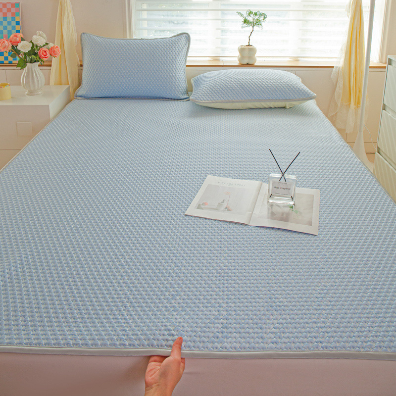 Triju daļu ice silk atdzesējošā matu komplekts, vasaras 2024. modeļa, mazgāšanai mašīnā, dabīgais lateks