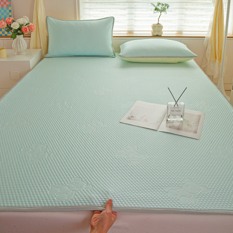 Triju daļu ice silk atdzesējošā matu komplekts, vasaras 2024. modeļa, mazgāšanai mašīnā, dabīgais lateks