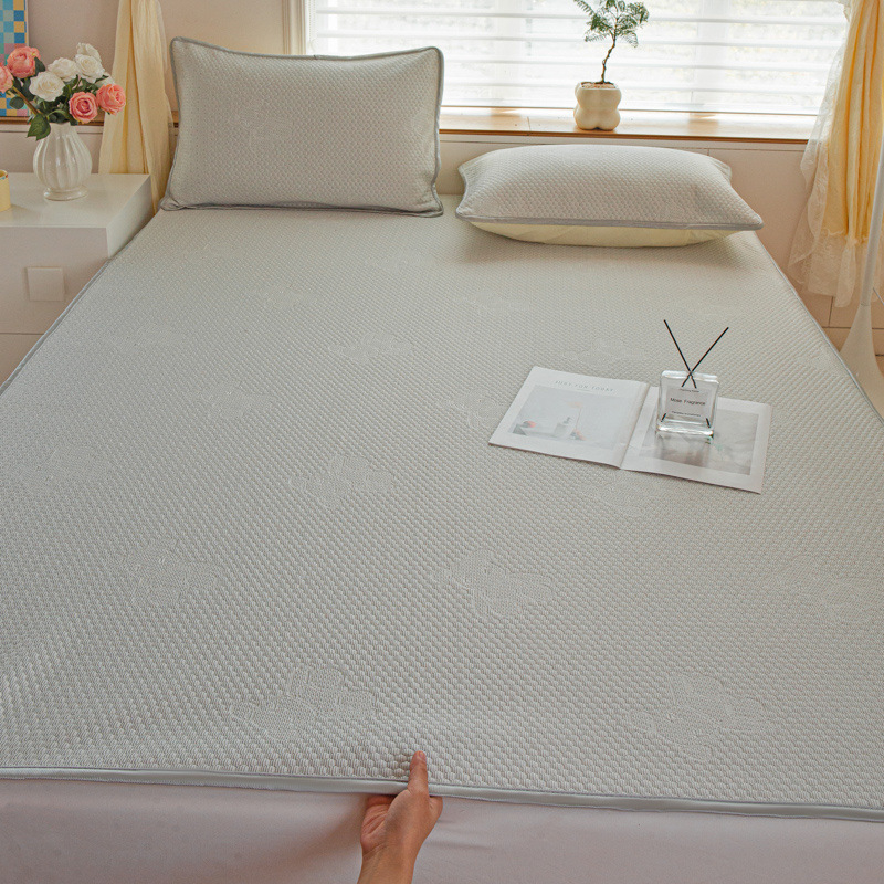 Triju daļu ice silk atdzesējošā matu komplekts, vasaras 2024. modeļa, mazgāšanai mašīnā, dabīgais lateks