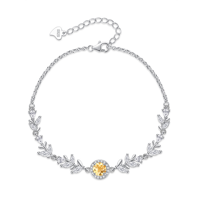 Ametisti kristalli kaelakee, 925 hõbe, sünteetilised kubik-tsirkoonid, kerge luksusstiil, Hui kai bränd