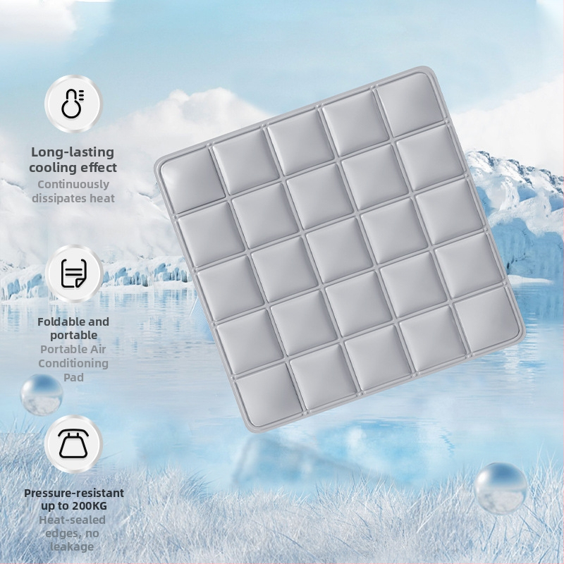 Chladiaca podložka na kancelárske kreslo, priedušný Ice Silk materiál, latexové výplň, jednoduchý a moderný štýl, na ochladenie a prevenciu prehrievania