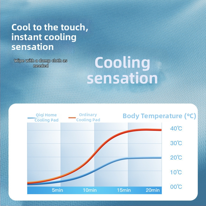 Chladiaca podložka na kancelárske kreslo, priedušný Ice Silk materiál, latexové výplň, jednoduchý a moderný štýl, na ochladenie a prevenciu prehrievania