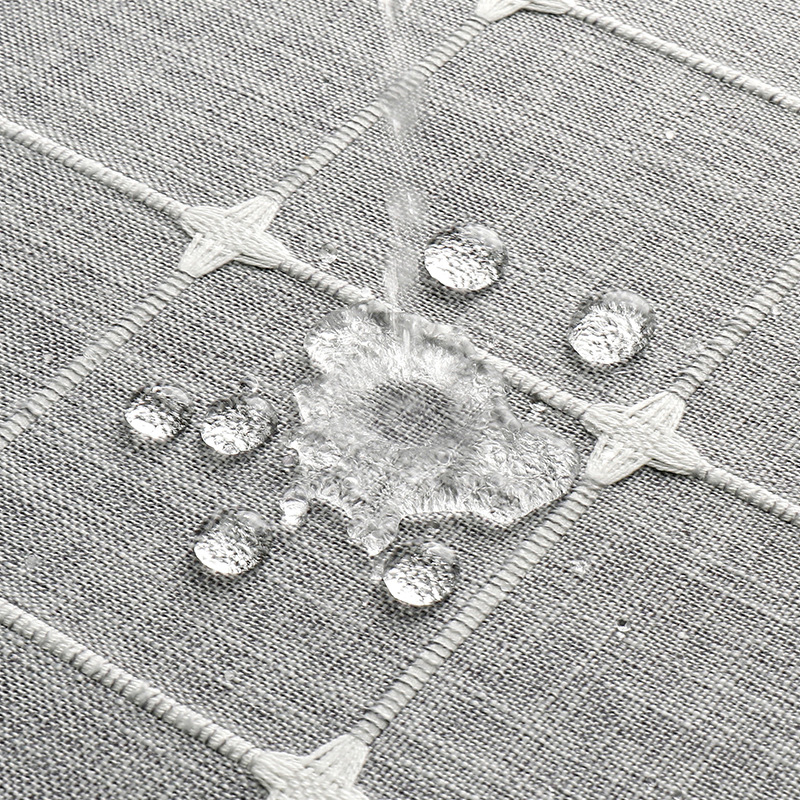 Dušas aizkars, džakarda lina audums, ūdensnecaurlaidīgs un pelējuma izturīgs, mūsdienīgs vienkāršs stils, poliesteris + lina, pielāgojams raksts