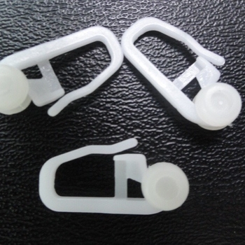 Plastmasas aizkaru āķi, mūsdienīgs minimālistisks stils, zīmols hpg, iepakojumā 50 gab.