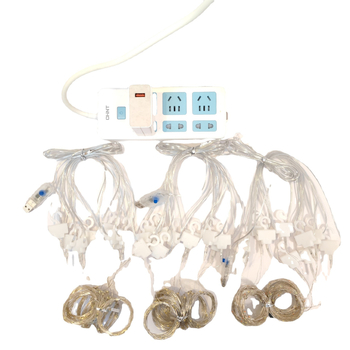 LED užuolaidų šviesos gija su 300 LED, IP68, USB maitinimas 5V, reguliuojamas su nuotolinio valdymo, 3000K