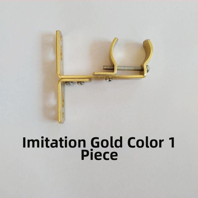 Dzelzs aizkaru stiprinājums, sienas piestiprināms, regulējams, ar augšējo un sānu uzstādīšanu