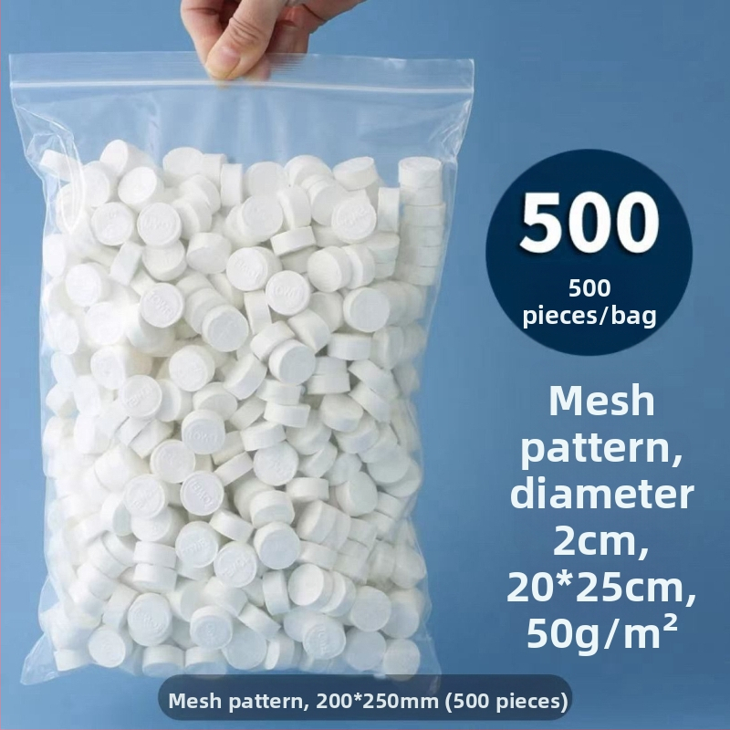 Nem szövött anyagból készült tömörített törölköző, vastagodott és rendkívül nedvszívó, 50 g-tól, szállodák és vendéglátás számára, márka Good Family, 500 darabos csomag.