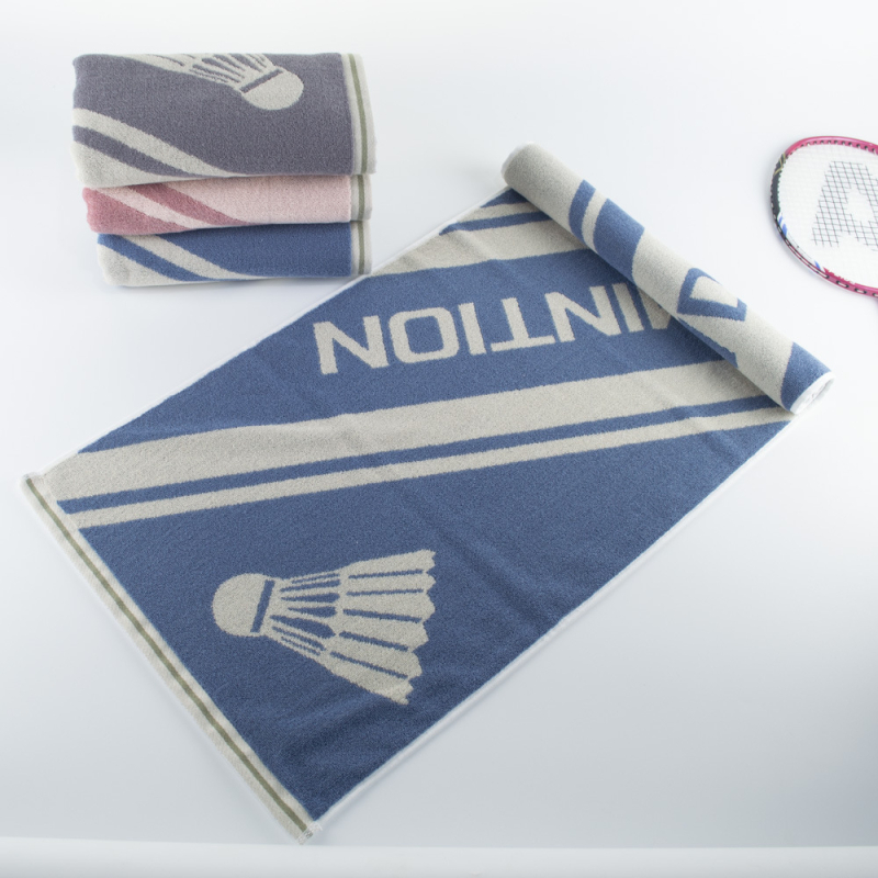 Sportski ručnik, produženi jacquard pamuk ručnik za kupanje, 32S vlakno, 170–200 g, upijajući, brzo sušenje