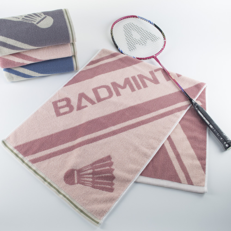 Sportski ručnik, produženi jacquard pamuk ručnik za kupanje, 32S vlakno, 170–200 g, upijajući, brzo sušenje