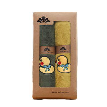 Παιδική πετσέτα μπάνιου με θέμα ένα μικρό παπάκι, Coral Fleece, 90 g, Διαθέσιμη Προσαρμογή, Με Εκτυπωμένο Λογότυπο