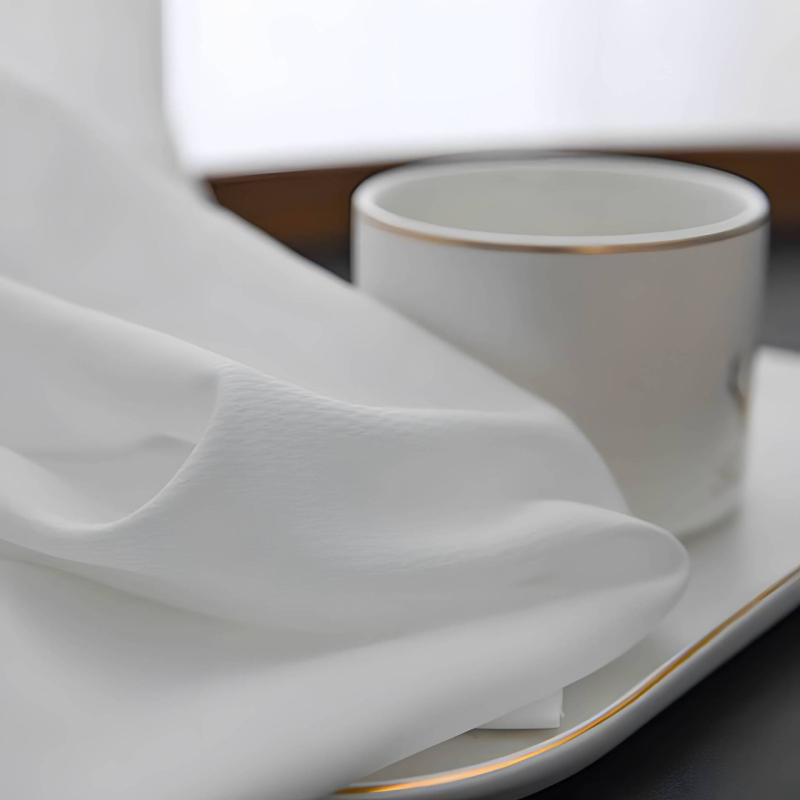 Phantom hálófüggöny poliészter Jacquard - részleges árnyékolás 40–70%, Phantom szálak, anti-zamotan, minták: csíkok, háló, geometrija, levelek, padlótól a mennyezetig