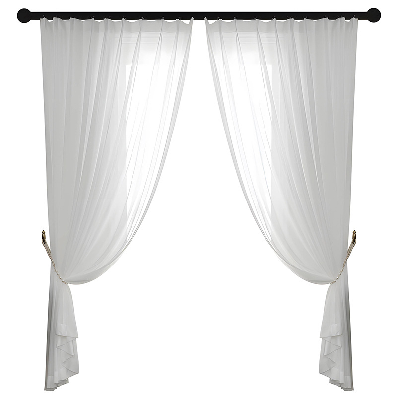 Phantom hálófüggöny poliészter Jacquard - részleges árnyékolás 40–70%, Phantom szálak, anti-zamotan, minták: csíkok, háló, geometrija, levelek, padlótól a mennyezetig