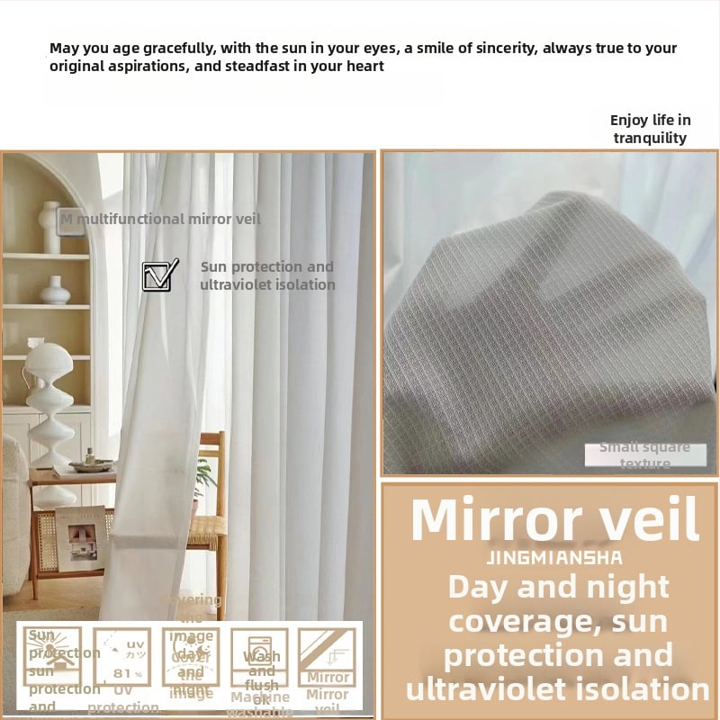 Phantom hálófüggöny poliészter Jacquard - részleges árnyékolás 40–70%, Phantom szálak, anti-zamotan, minták: csíkok, háló, geometrija, levelek, padlótól a mennyezetig