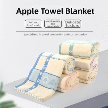 Medvilninis rankšluosčio pledas, 90% medvilnė, reaktyvus dažymas, svoris 0.55–1.0 kg, vasara, šiuolaikinis stilius