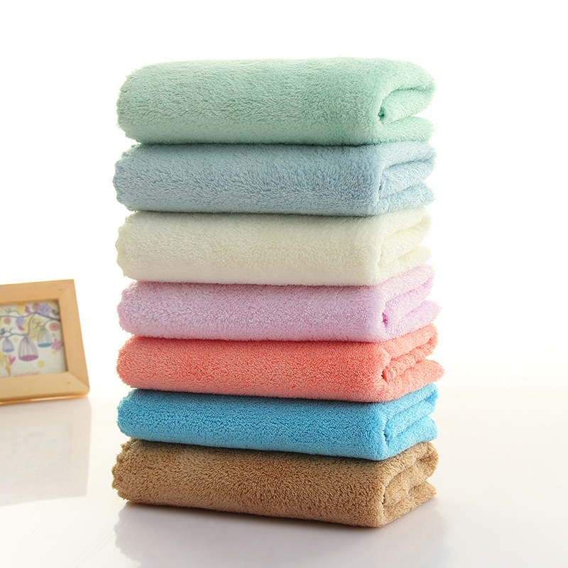 Pet komada ručnika od coral fleece za lice: debeli, mekani, upijajući, bez dlačica
