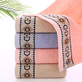 Prosop de față, poliester-bumbac, aproximativ 110 g, țesătură Jacquard, personalizare disponibilă