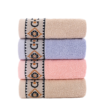 Prosop de față, poliester-bumbac, aproximativ 110 g, țesătură Jacquard, personalizare disponibilă