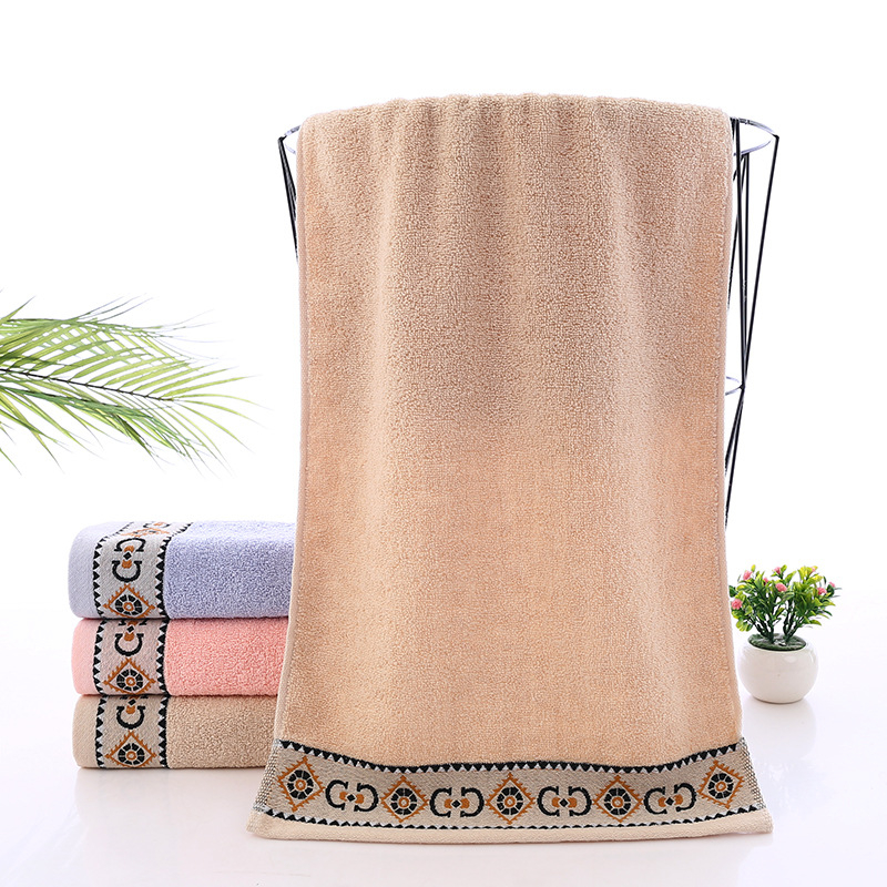 Prosop de față, poliester-bumbac, aproximativ 110 g, țesătură Jacquard, personalizare disponibilă