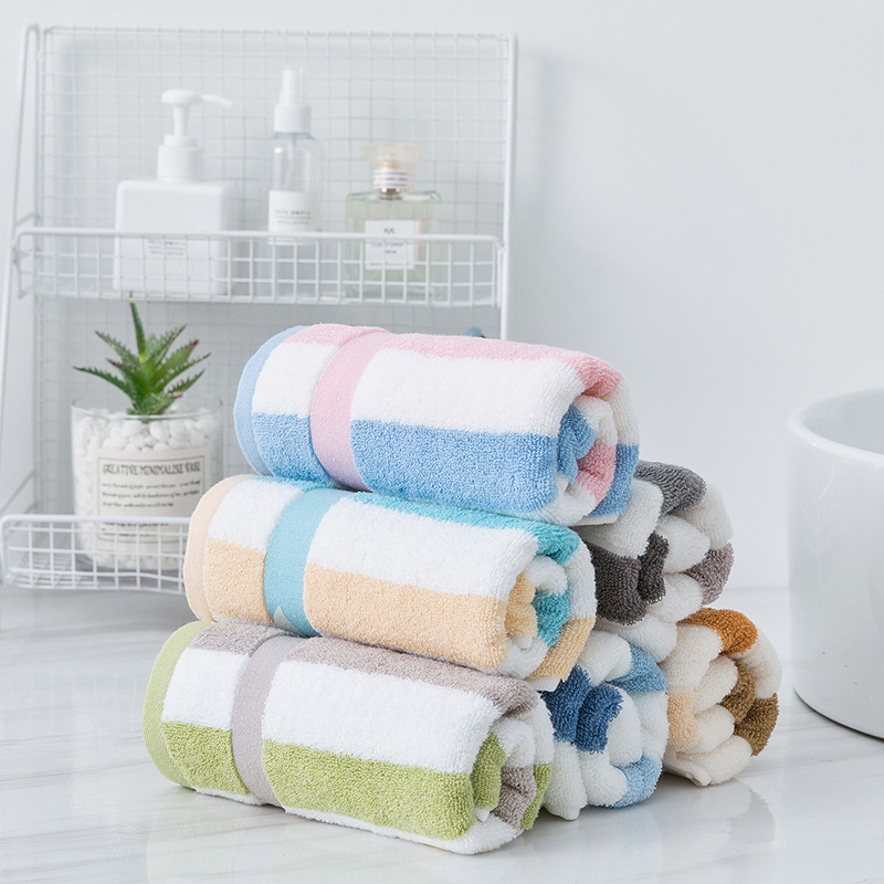 Ručnik za lice od 100% pamuka, neuvijeni vlakni, 32 niti, težina 100–120 g, Cotton love
