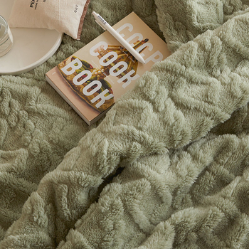 Deka od ovčjeg fleeca, zimska deka s flisom, jedinstven uzorak, korejski stil, težina ispod 300 g, materijal: poliester/koral fleece