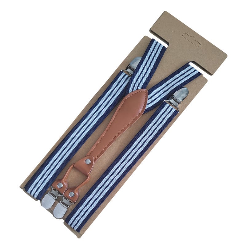 Unisex siksnas biksēm ar 4 klipšiem, regulējams garums, elastīgas, poliestera un elastāna maisījumums, krustveidīgs aizmugures dizains