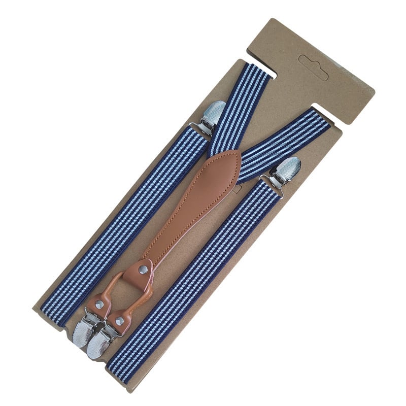 Unisex siksnas biksēm ar 4 klipšiem, regulējams garums, elastīgas, poliestera un elastāna maisījumums, krustveidīgs aizmugures dizains