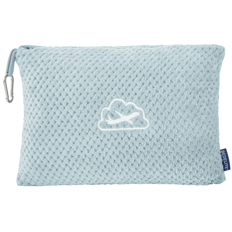 Cestovna dvostruka deka s pretinakom za pohranu — flanelni pliš, nordijski stil, lagana ispod 300 g, za sve sezone, prilagodljiva