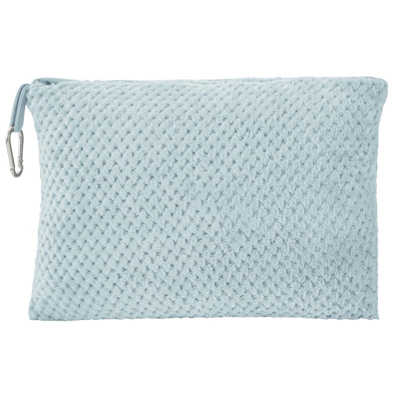 Cestovna dvostruka deka s pretinakom za pohranu — flanelni pliš, nordijski stil, lagana ispod 300 g, za sve sezone, prilagodljiva