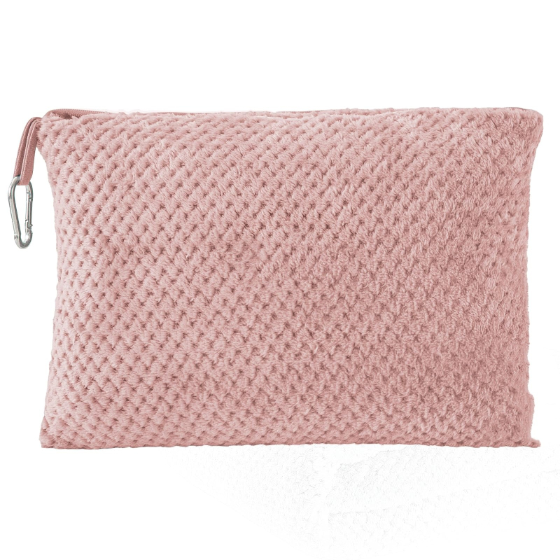 Cestovna dvostruka deka s pretinakom za pohranu — flanelni pliš, nordijski stil, lagana ispod 300 g, za sve sezone, prilagodljiva