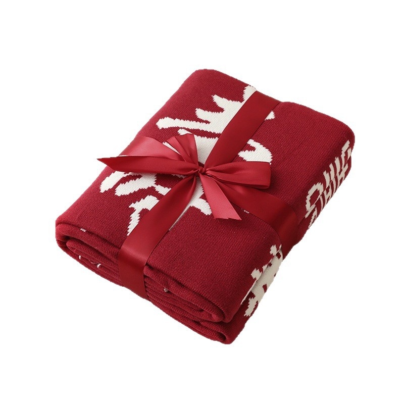 Dekoratyvinė pledė kaip dovana ilgaamžiškumui – iš bambukų pluošto ir modal core-spun siūlų, 1050 g, geometrinis raštas, šiuolaikinis stilius