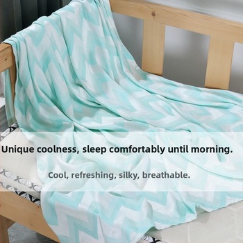 Kūdikio pledas iš bambuko pluošto Ice Silk – 3000 g+, skirta 3–6 m vaikams, pavasaris ir ruduo, šiuolaikinis minimalistinis stilius