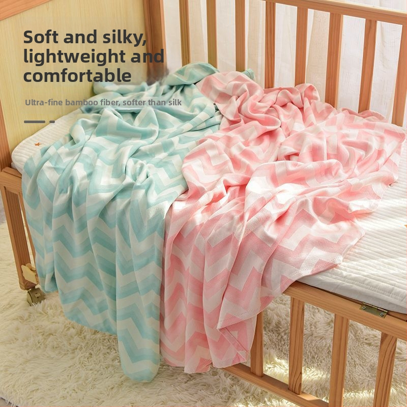 Kūdikio pledas iš bambuko pluošto Ice Silk – 3000 g+, skirta 3–6 m vaikams, pavasaris ir ruduo, šiuolaikinis minimalistinis stilius