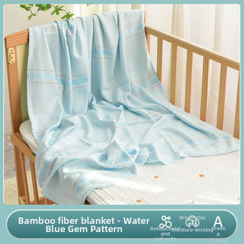 Kūdikio pledas iš bambuko pluošto Ice Silk – 3000 g+, skirta 3–6 m vaikams, pavasaris ir ruduo, šiuolaikinis minimalistinis stilius