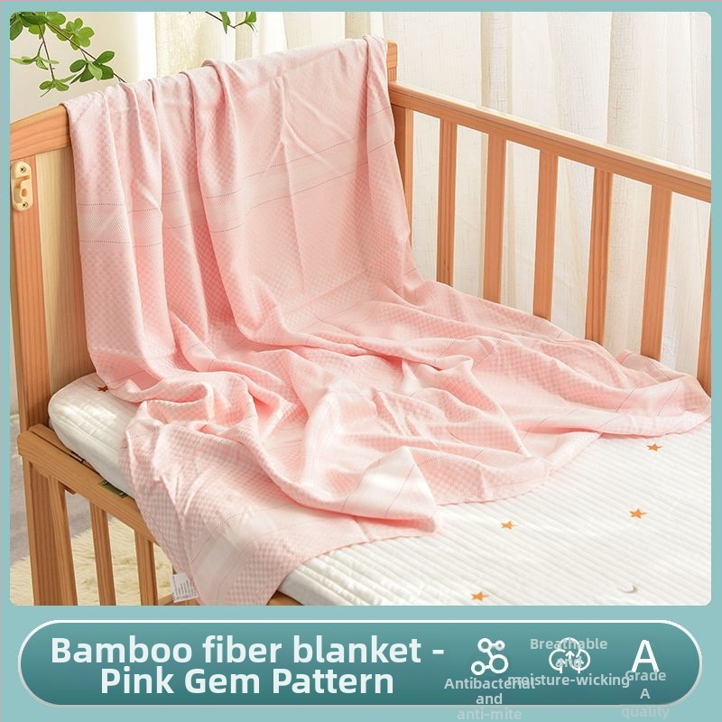 Kūdikio pledas iš bambuko pluošto Ice Silk – 3000 g+, skirta 3–6 m vaikams, pavasaris ir ruduo, šiuolaikinis minimalistinis stilius