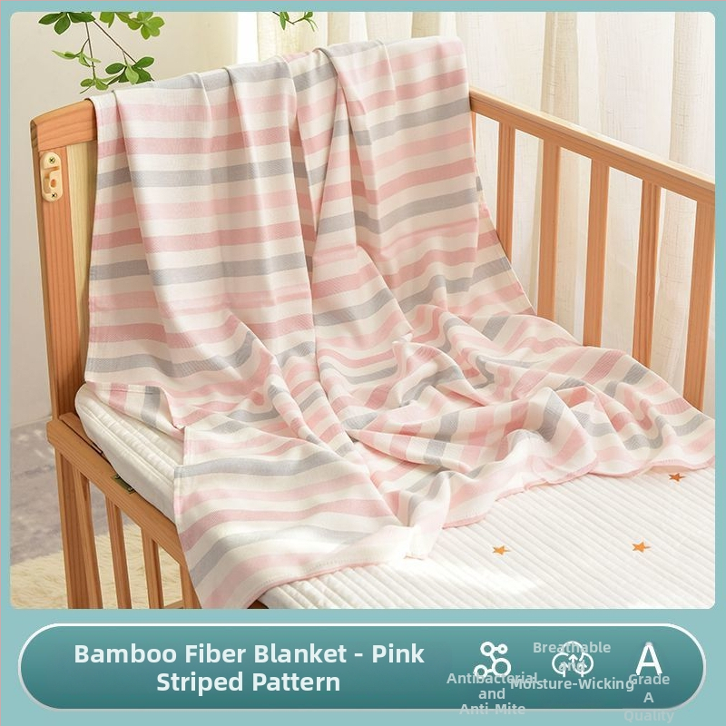 Kūdikio pledas iš bambuko pluošto Ice Silk – 3000 g+, skirta 3–6 m vaikams, pavasaris ir ruduo, šiuolaikinis minimalistinis stilius