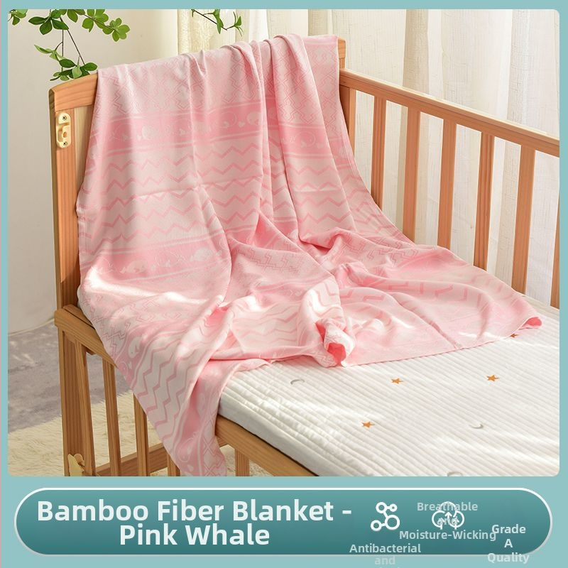 Kūdikio pledas iš bambuko pluošto Ice Silk – 3000 g+, skirta 3–6 m vaikams, pavasaris ir ruduo, šiuolaikinis minimalistinis stilius