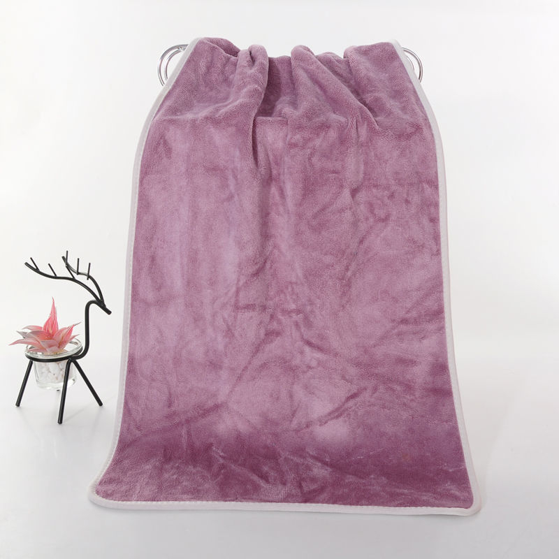 Profesionalni turban od mikrovlakna za salone ljepote — AB/combed vlakna, ravna tkanina (plain weave), 105 g/m², upijanje 26-30 s, Yue Ming