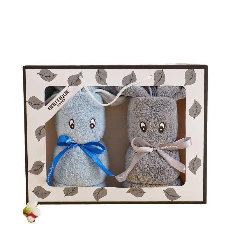 Korāla flīžu dvieļu komplekts dāvanu kastē, dubultā iepakošana, 368 g, logotipa druka, vienkārša auduma Austība