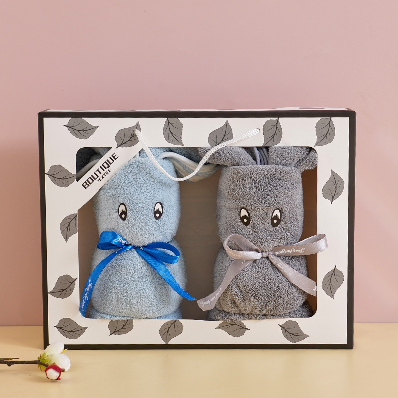 Korāla flīžu dvieļu komplekts dāvanu kastē, dubultā iepakošana, 368 g, logotipa druka, vienkārša auduma Austība