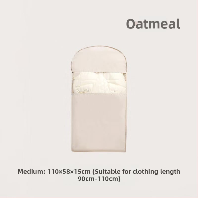 Прахозащитен закачен калъф за дрехи от Twill плат – прозрачен, удебелен, за гардеробно съхранение в дома