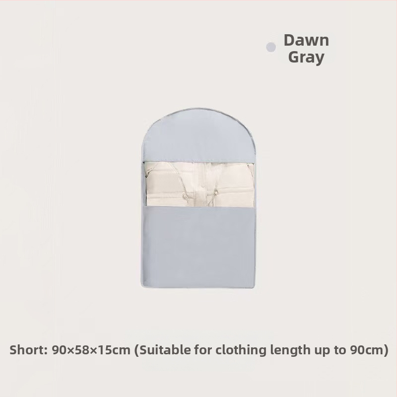 Прахозащитен закачен калъф за дрехи от Twill плат – прозрачен, удебелен, за гардеробно съхранение в дома