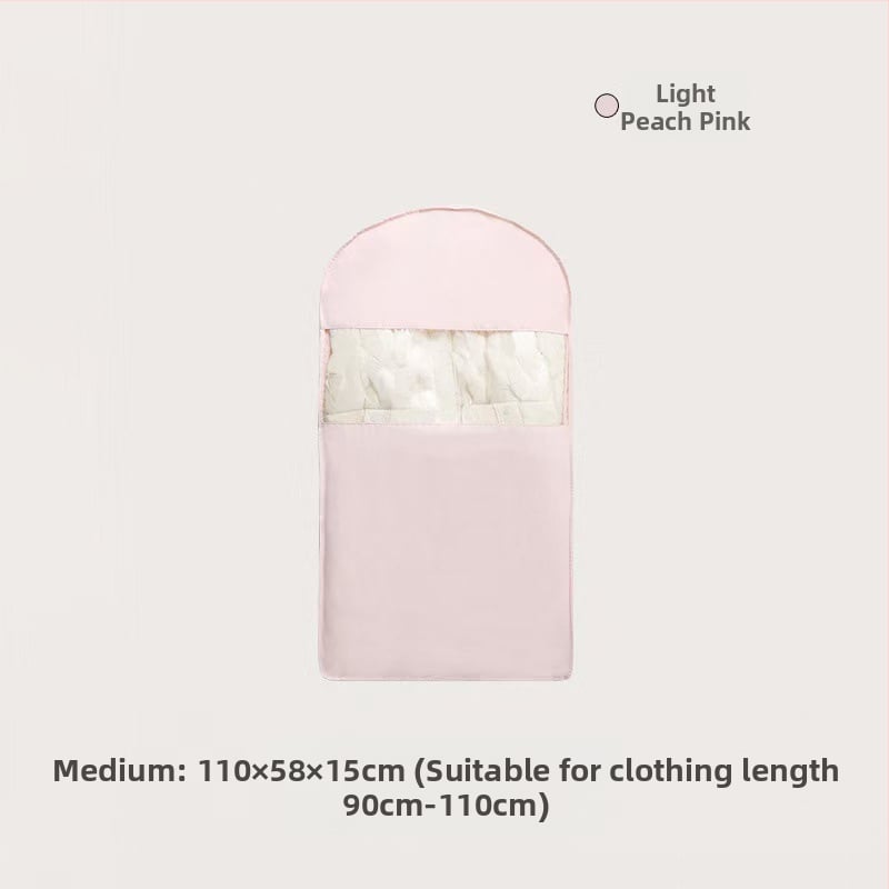 Прахозащитен закачен калъф за дрехи от Twill плат – прозрачен, удебелен, за гардеробно съхранение в дома