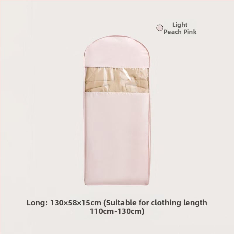 Прахозащитен закачен калъф за дрехи от Twill плат – прозрачен, удебелен, за гардеробно съхранение в дома