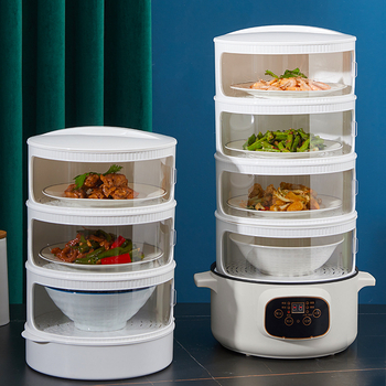 Shengleju Izoliacinis plastikinis maisto dangtelis su elektriniu šildymu, daugiasluoksnis slenkantis dangtelis likusiems patiekalams, išmanus šilumos išlaikymas