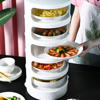 Shengleju Izoliacinis plastikinis maisto dangtelis su elektriniu šildymu, daugiasluoksnis slenkantis dangtelis likusiems patiekalams, išmanus šilumos išlaikymas