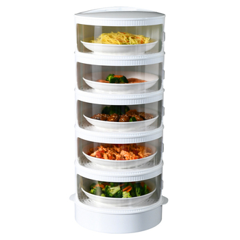 Shengleju Izoliacinis plastikinis maisto dangtelis su elektriniu šildymu, daugiasluoksnis slenkantis dangtelis likusiems patiekalams, išmanus šilumos išlaikymas
