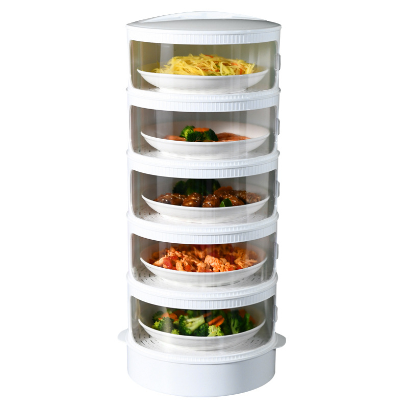 Shengleju Izoliacinis plastikinis maisto dangtelis su elektriniu šildymu, daugiasluoksnis slenkantis dangtelis likusiems patiekalams, išmanus šilumos išlaikymas