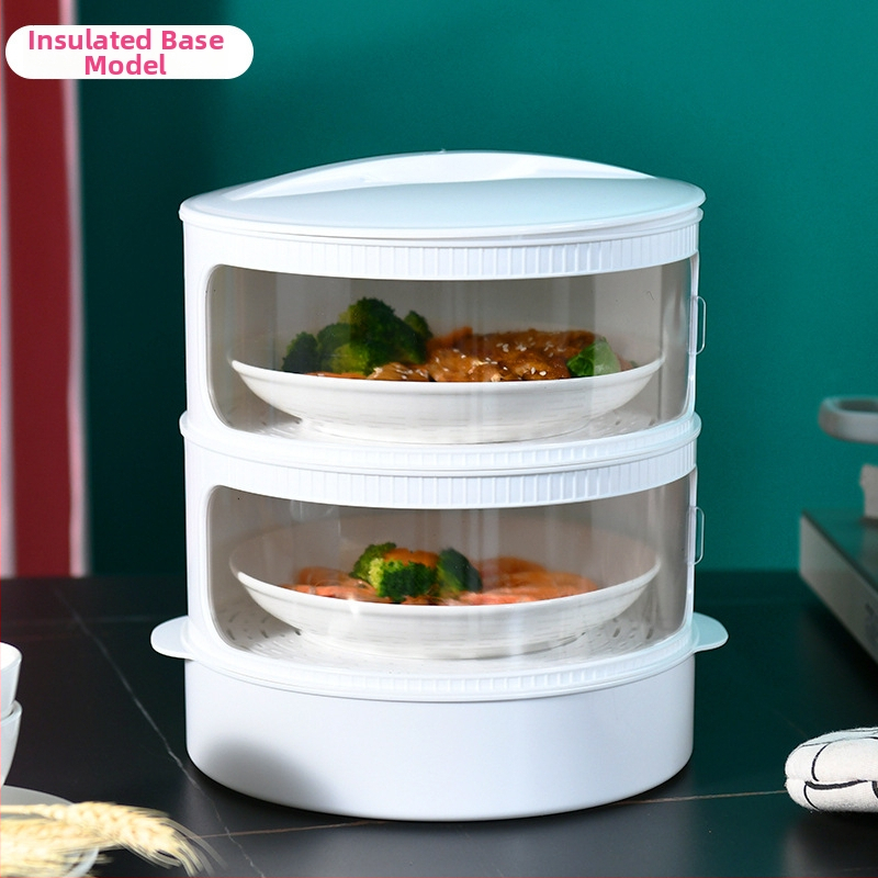 Shengleju Izoliacinis plastikinis maisto dangtelis su elektriniu šildymu, daugiasluoksnis slenkantis dangtelis likusiems patiekalams, išmanus šilumos išlaikymas