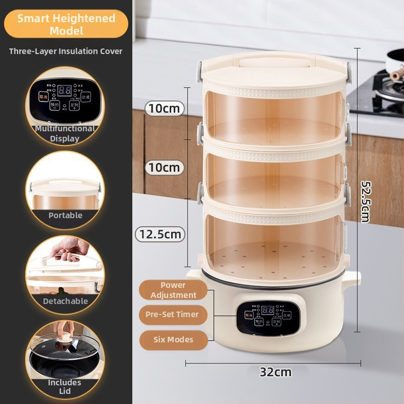 Daugiasluoksnis plastikinis maisto dangtelis virtuvei – dulkių apsauga nuo valgomojo stalo, elektrinis šildymas, modernus paprastas stilius